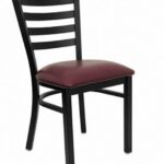 Silla de Metal Escalerita, Silla de Metal para restaurante de Escalerita