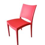 Silla Roja Para Restaurante Kiara , Silla Roja para Cafeterías Kiara, Silla Roja para FoodCourd Kiara, Silla Roja para star mart.