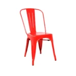 Silla Roja Para Restaurante Metal Tolix , Silla Roja para Cafeterías Metal Tolix, Silla Roja para FoodCourd Metal Tolix Silla Roja para star mart Metal Tolix