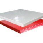Tablero, Top, Mesa de Fibra de Vidrio para Restaurante, Cafetería y Bar.