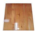 Top, Tablero, Mesa de Madera de Caoba Natural para Cafeteria, Restaurantes, Hoteles y Bares.