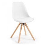 Silla Blanca Para Restaurante Vastro , Silla Blanca para Cafeterías Vastro, Silla Blanca para FoodCourd Vastro, Silla Blanca para star mart