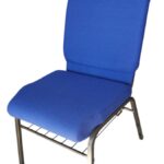 Silla LT para Iglesia azul nacional , Sillas para Salas de azul nacional, Eventos Especiales, Sillas para Auditorio azul nacional,  Silla azul nacional os 18″/20mm