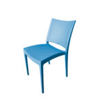 Silla Azul Para Restaurante Kiara , Silla Azul para Cafeterías Kiara, Silla Azul para FoodCourd Kiara, Silla Azul para star mart.