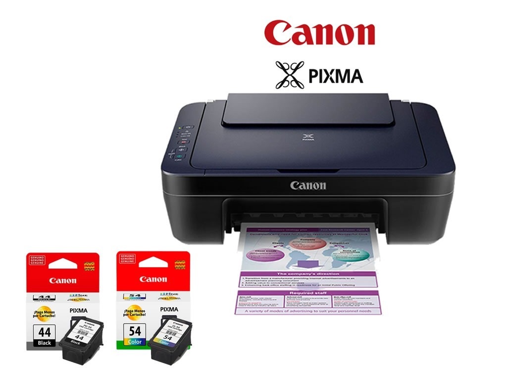 Impresora Multifuncional Canon Pixma E402 con cartuchos - Intelcomp Honduras